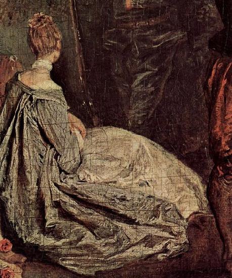Jean-Antoine Watteau The Halt during the Chase Spain oil painting art